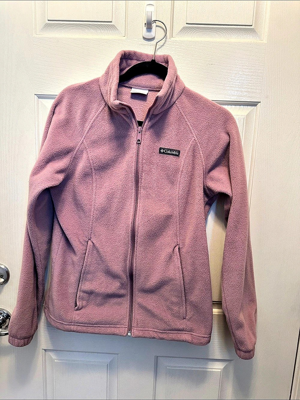 Columbia Women'Small Benton Springs Full Zip Fleece Jacket Lavender Small